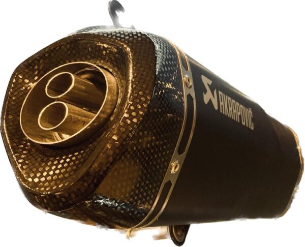 AKRAPOVIC SLIP-ON LINE VESPA GTS 300 BLACK DD
