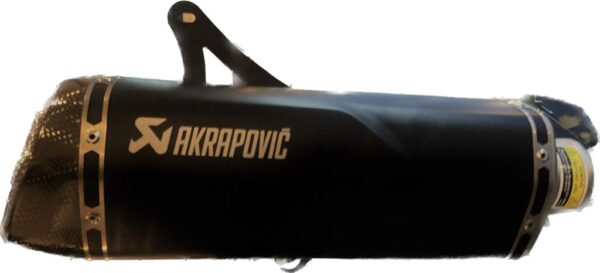 AKRAPOVIC SLIP-ON LINE VESPA GTS 300 BLACK DD - Afbeelding 2