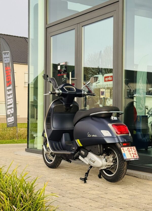 Vespa Gts Supertech 125 RST22 Blue Ene Met Mat - Afbeelding 7