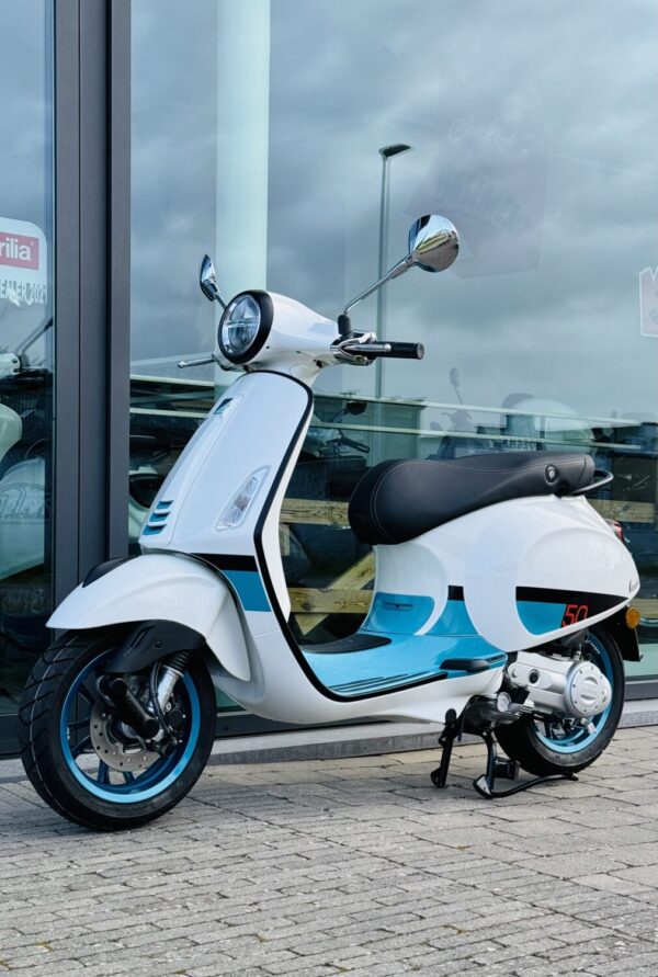 Vespa Primavera 45 Color Vibe Bianco B04 - Afbeelding 5
