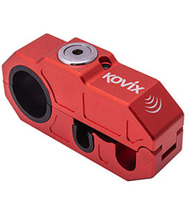 Motorslot Kovix Alarm Grip Lock Red
