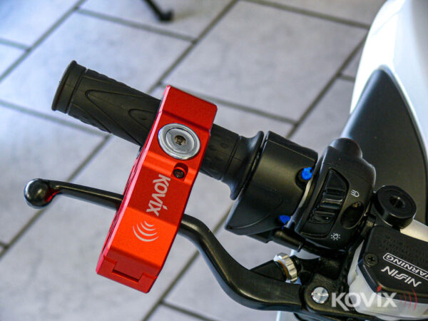 Motorslot Kovix Alarm Grip Lock Red - Afbeelding 2