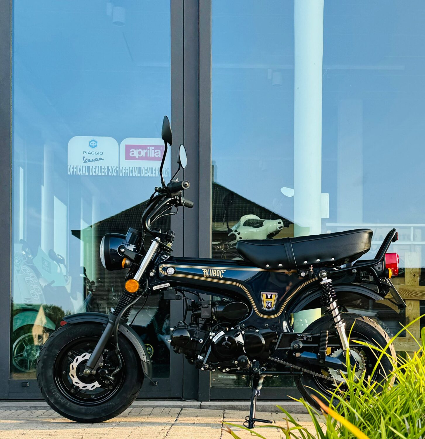 Bluroc Heritage Black Glossy 25km/u - Afbeelding 4