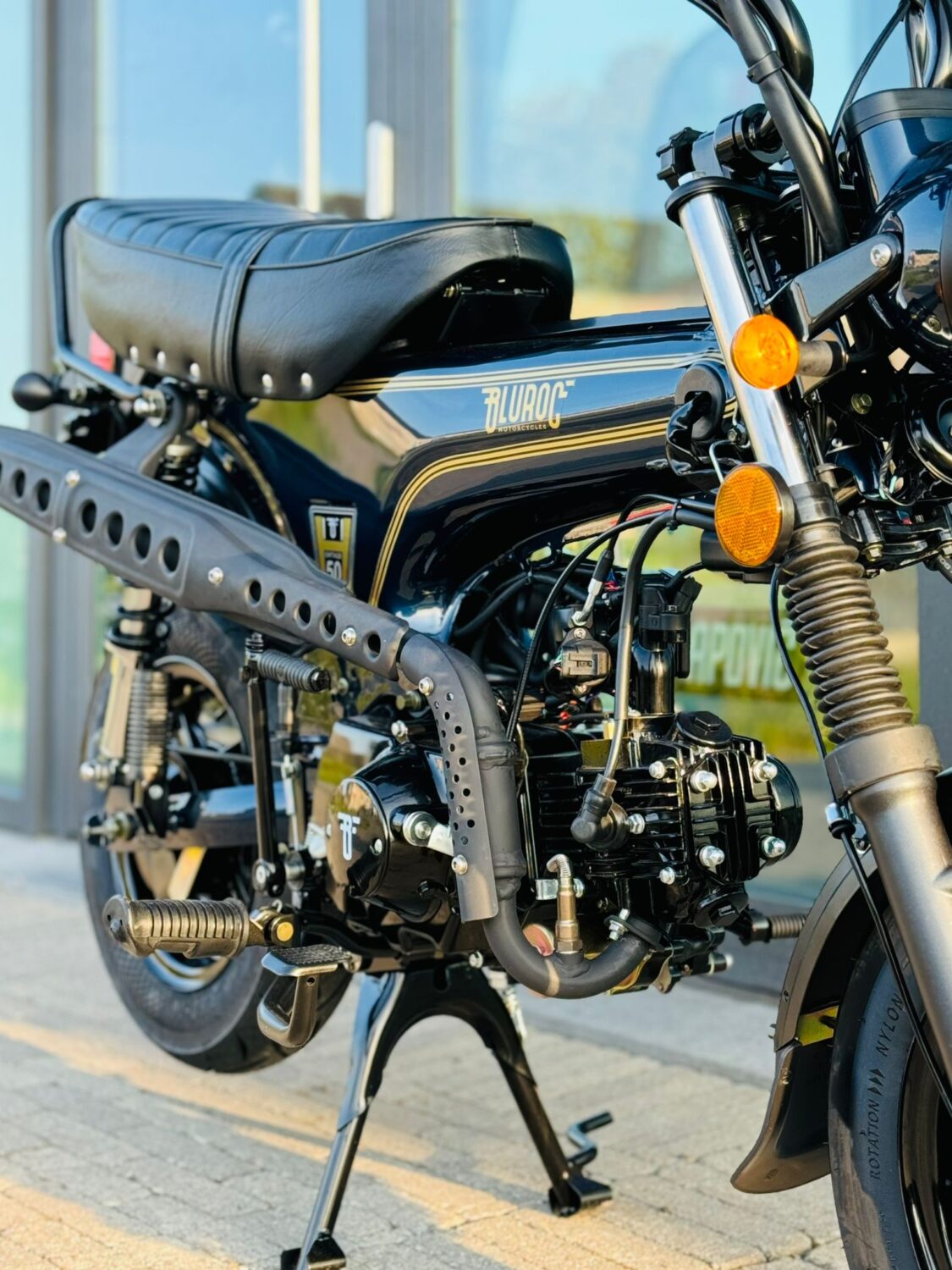 Bluroc Heritage Black Glossy 25km/u - Afbeelding 8